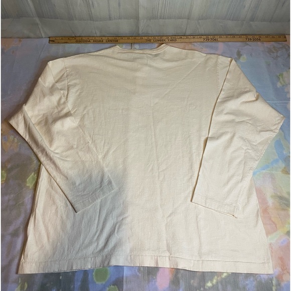 Vintage 90s Washington State Cotton Deluxe XL Long Sleeve Shirt Made in USA - Picture 4 of 7